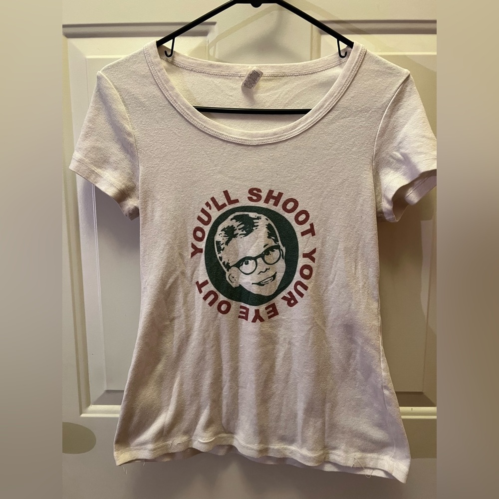 Bella A Christmas Story Ralphie “You’ll shoot your eye out” Tee